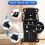8 Pack Folding Brackets, Heavy-Duty Self-Locking Hinges with Screws, Foldable Lock Extension Support Brackets 6