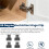 86 Degree Angle Restrictor Restriction Clips (50Pack), Hinge Restrictors for Cabinet Doors, for Face Frame Hinges 5