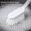 ABENA White Dishwashing Brush, 27cm – Stiff Bristle, Scraper Edge, Durable Nylon, Ergonomic Handle. 3