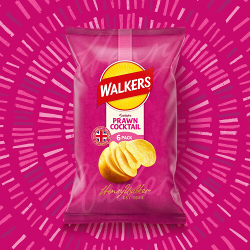 Walkers Walkers Prawn Cocktail Multipack Crisps 6 x 25g 1