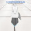 SetSail Grout Cleaner Brush with Long Handle, V-Shaped Floor Scrub Brush 3