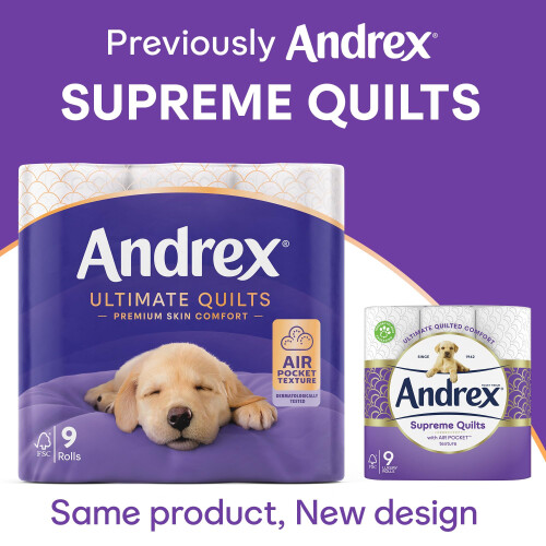Andrex Andrex Ultimate Quilts 16 Rolls 2