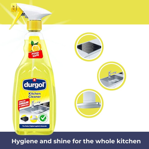 Durgol Durgol Kitchen Cleaner Spray, Powerful Limescale & Grease Remover 500ml 1