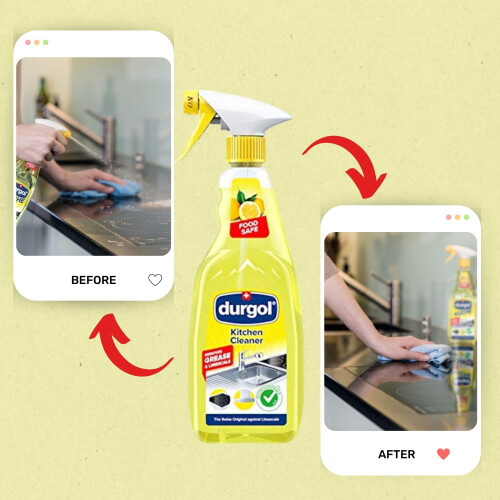 Durgol Durgol Kitchen Cleaner Spray, Powerful Limescale & Grease Remover 500ml 2