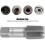 3/4 Inch Npt Pipe Tap, Thread Repair Machine Hss Silver Standard Tapping Tool 3