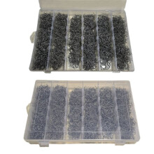 3000 Plastic Staples 6 Types Hot and Wave Staples for Car Bumper Repair,Architectural Modeling, and Plastic