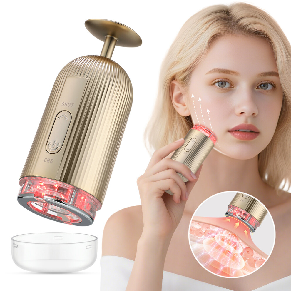 Stoyotu Ems Vacuum Suction Facial Massager Microcurrent Skin Tightening Face Lifting Firming Anti Wrinkle Multifunctional Beauty Device