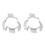 H7 LED Bulb Adapter Retainers Pair Holder 1