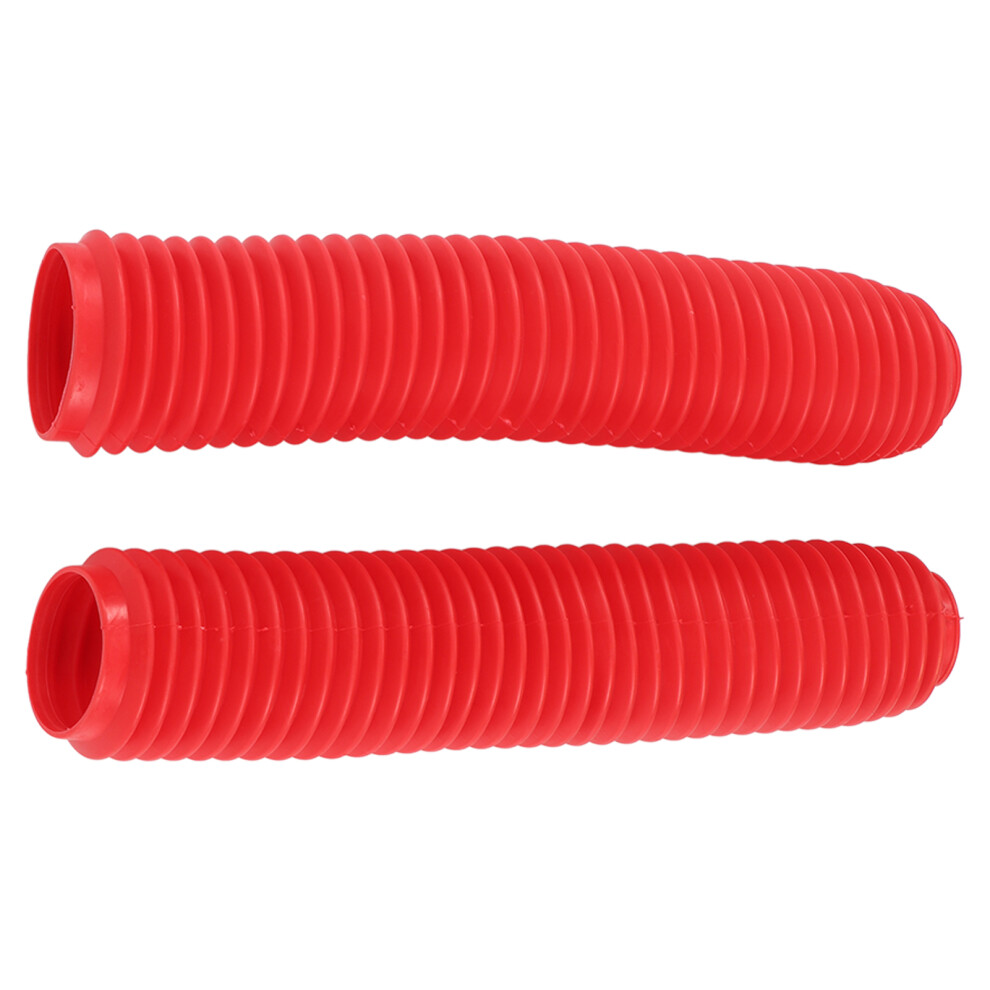 Pair Fork Dust Covers 40-60Mm Red 7293282108349