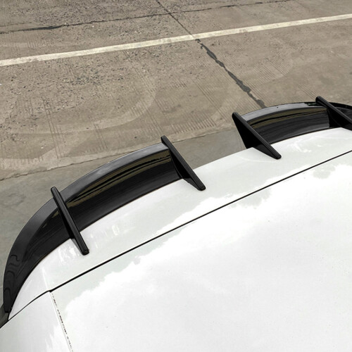 Glossy Black MK6 Spoiler Set Wind Pressure Design