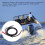 Pure Copper Battery Cable 2M Black Outboard Engine 8
