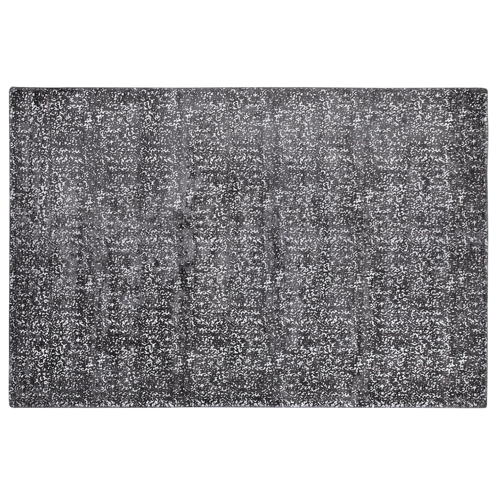 Beliani Rug Esel Silver 160 X 230 Cm Viscose