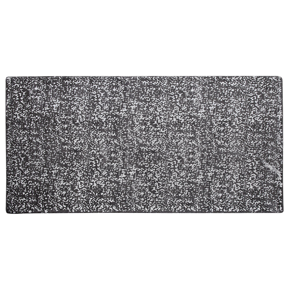 Beliani Rug Esel Silver 80 X 150 Cm Viscose