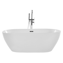 Freestanding Bathtub NEVIS 1500 x 750 mm White