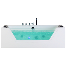Corner Hot Tub with LED SAMANA 1620 x 760 mm White