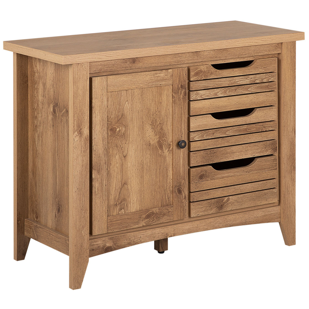 Beliani 2 Door Sideboard Agora Brown