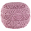 Beliani Pouffe Macramé KAYSERI Cotton Pink 1