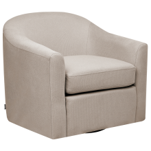 Swivel Armchair MAGNOR Fabric Taupe