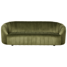Sofa 3 Seater MALUNG Velvet Dark Green