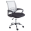 Beliani Office Chair SOLID Black/ White 1