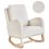 Beliani Rocking Chair ALSTA Boucle Off-White 1