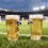 Set di bicchieri monoblocco premium (3 pezzi) — Bicchieri e boccali da birra a forma di pallone da calcio 4