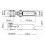 Silent hydraulic closer for freezer doors, 1094 durable model 3