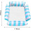Pool Float, Inflatable Pool Hammock, 4-in-1 Inflatable Hammock, Multipurpose Floating Chair, Blue, 115x115 cm 5