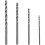 Jeu de 40 mini forets à queue droite de 0,5 mm à 2,0 mm, en acier rapide rectifié. 2