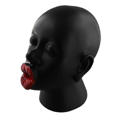 Sculpture de lèvres rouges pour étagère de salon 2