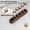 Coffee bean storage container display rack, tea tube glasssmall 4