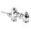 Retractable urinal flush valve for G1in, hand pressing type, 32mm pipe fitting 2