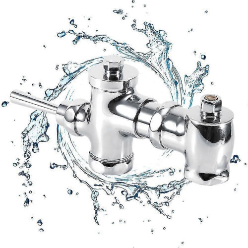 Retractable urinal flush valve for G1in, hand pressing type, 32mm pipe fitting 2
