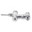 Retractable urinal flush valve for G1in, hand pressing type, 32mm pipe fitting 5