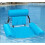 Pool float, blue floating pool hammock, inflatable pool water hammock, cup holder, floating chair, inflatable bed/chair 3