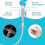 Colon cleansing system with leak-proof anal douche 5