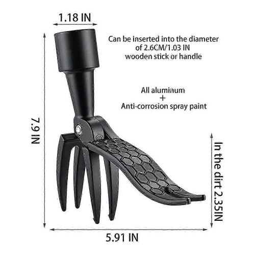 Weeding Head Replacement Claw Foot Pedal Weed Puller Tools 1
