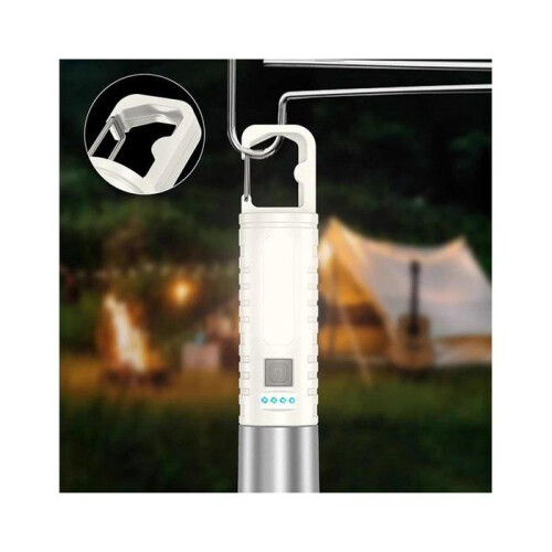 Compact Flashlight | Hiking Flashlight, Portable Zoomable Flashlight with 5 Modes, High Brightness, Waterproof with Hook 1