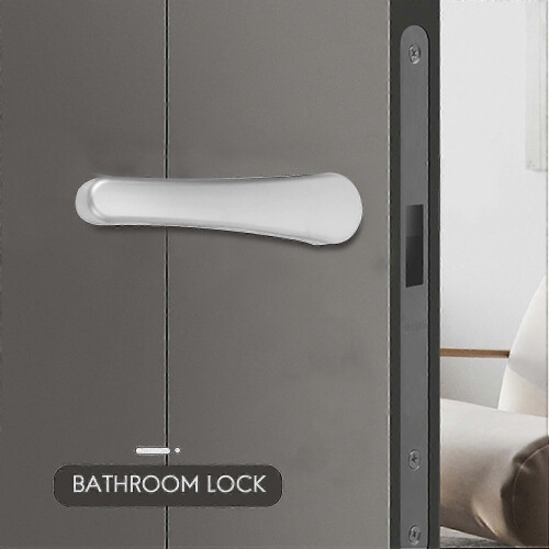 Toilet door lock for RV caravan with durable latch handle 1