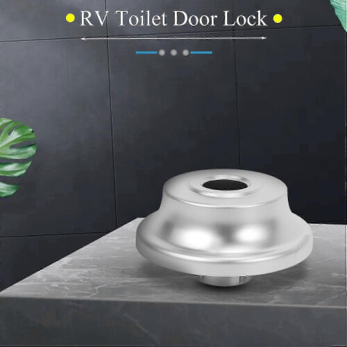 Toilet door lock for RV caravan with durable latch handle 2