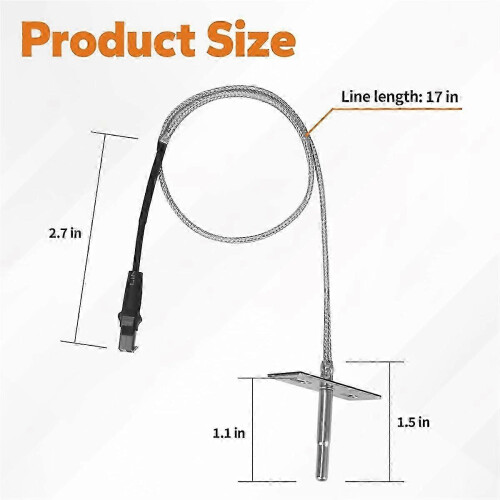Temperature probe sensor for Pit-Boss 3/5/7 Series grills replacement 2