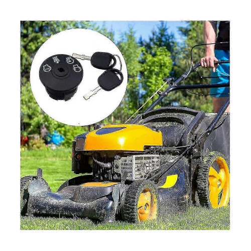 Ignition switch with key for riding lawn mower 4 position 193350 1