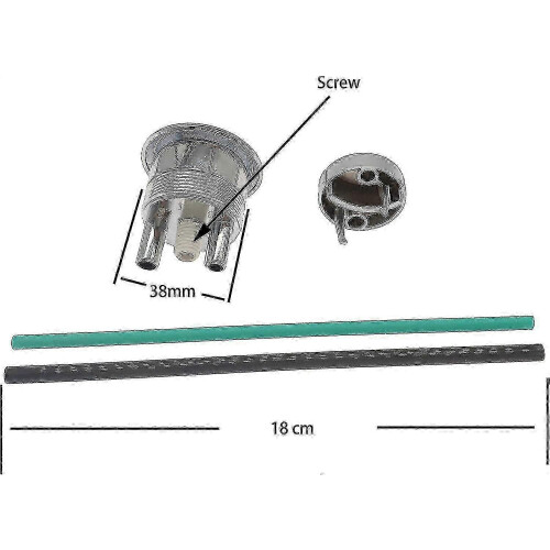 WC flush button for Geberit Impuls250 Twico dual control 1