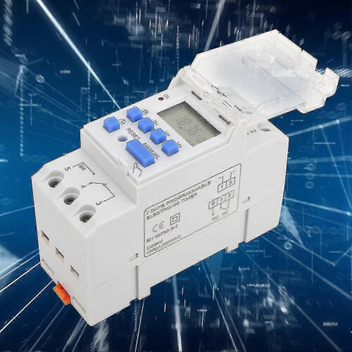 Digital timer switch for home 24V DC 16A with LCD display 1