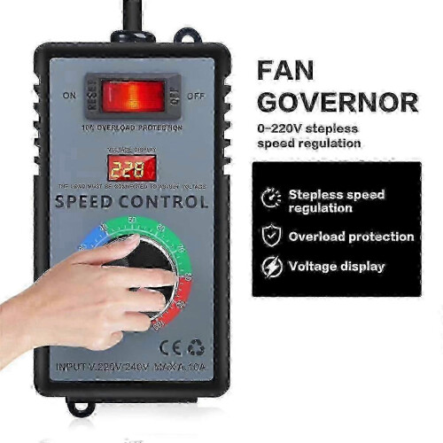 Speed controller for AC motor 230V 4000W with EU plug 2