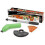 Cordless trimmer edger for garden with extendable handle and protective shield 2