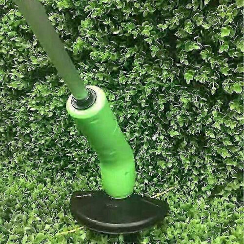 Cordless trimmer edger for garden with extendable handle and protective shield 2