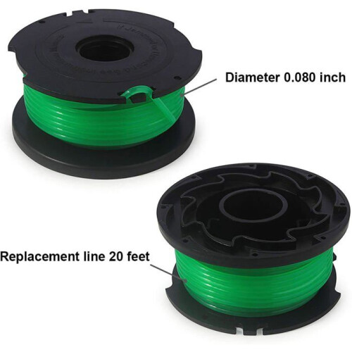 Μπομπίνα πετονιάς SF-080 για Black and Decker GH3000 LST540, συσκευασία 4 τεμαχίων 1