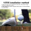 Portable oblique golf tees 10pcs decrease friction compact design 5