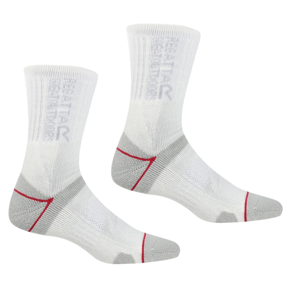 Regatta (6 Uk-8 Uk, Light Steel/White) Womens/Ladies Blister Protection Ii Boot Socks
